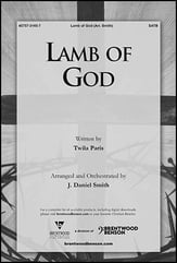 Lamb of God SATB choral sheet music cover